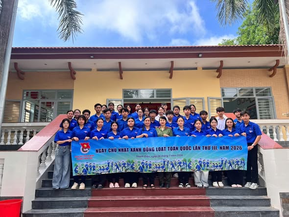 PHƯỜNG THANH ĐIỀN RA QUÂN "NGÀY CHỦ NHẬT XANH" ĐỒNG LOẠT TOÀN QUỐC, LẦN THỨ III NĂM 2026