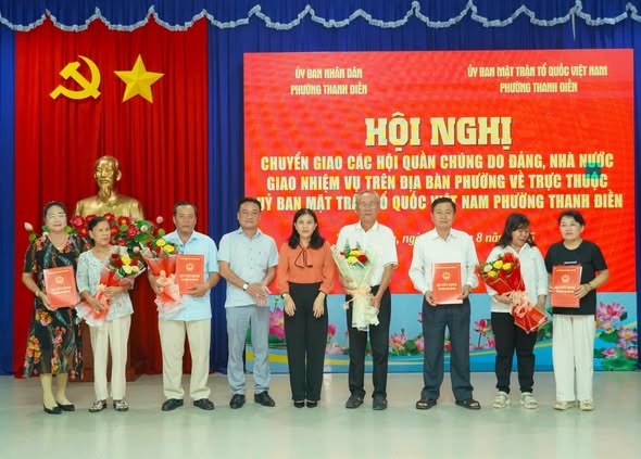 Thanh Điền: Chuyển giao các hội quần chúng về trực thuộc Ủy ban MTTQ Việt Nam phường